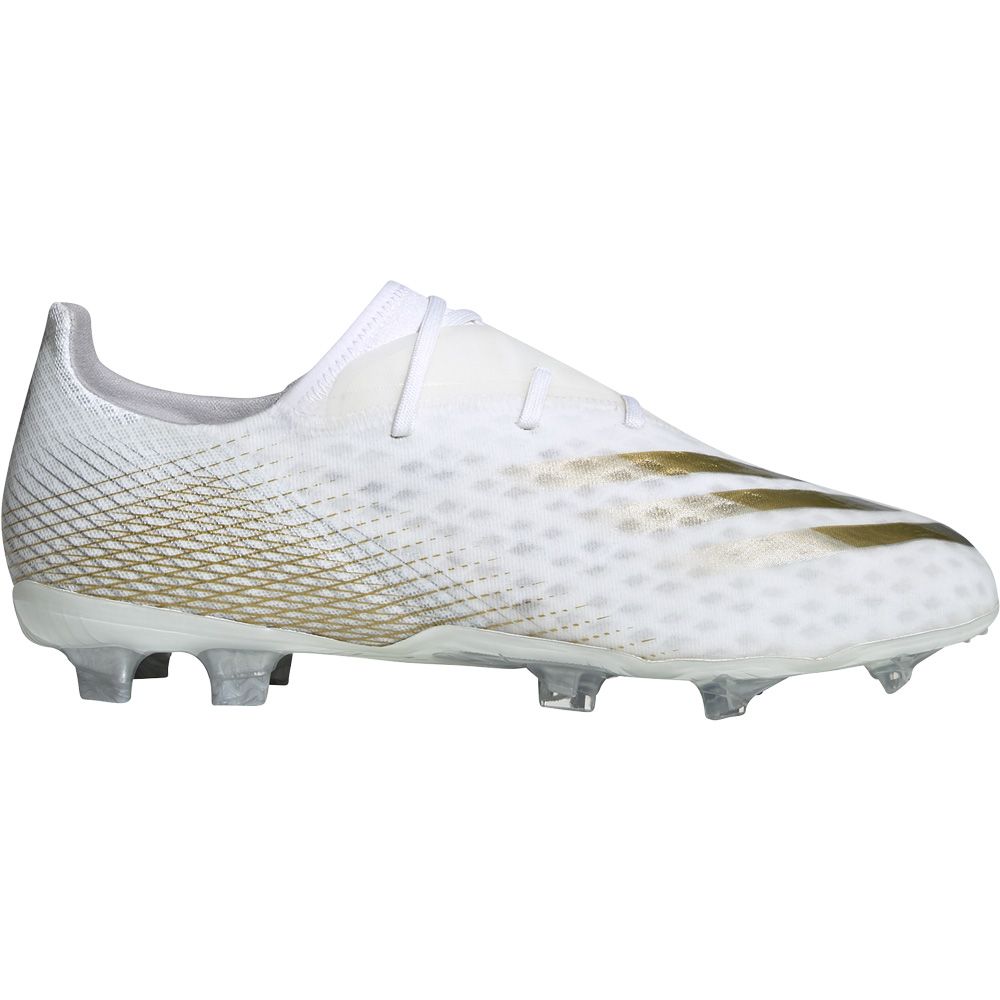 gold and silver football boots