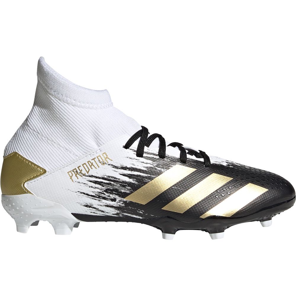 gold and black youth football cleats