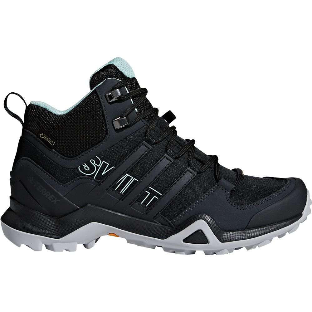 adidas - Terrex Swift R2 Mid GTX Hiking Shoes Women core black ash green