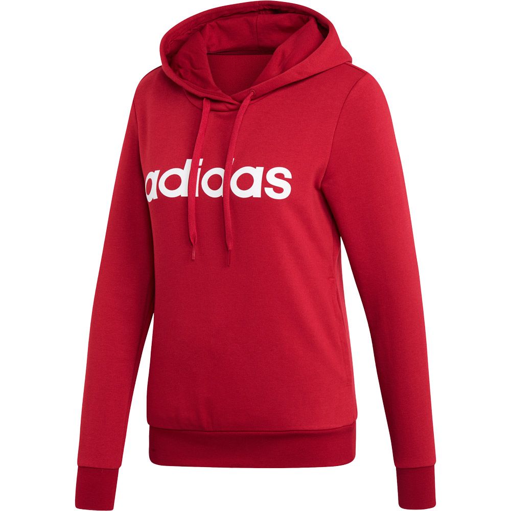 adidas hoodie red womens