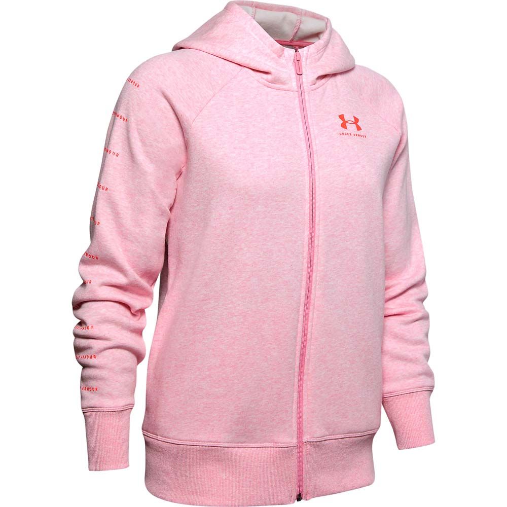 womens pink under armour jacket