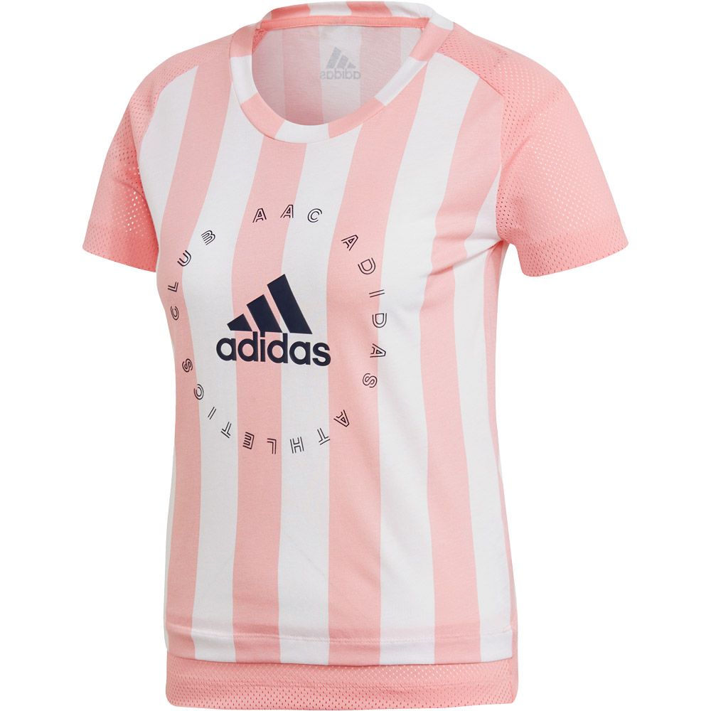 pink t shirt adidas