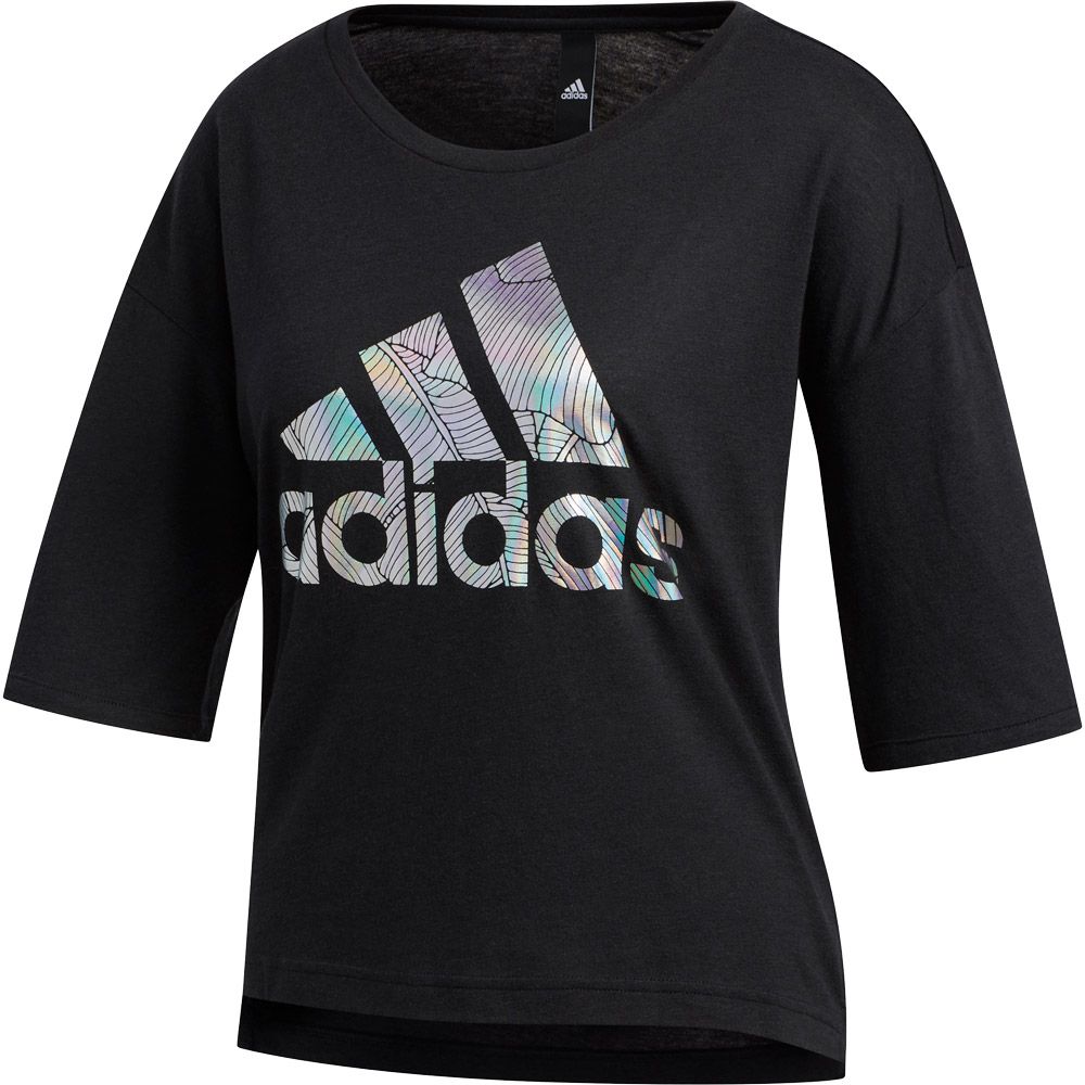 Adidas Badge Of Sport T Shirt Women Black At Sport Bittl Shop