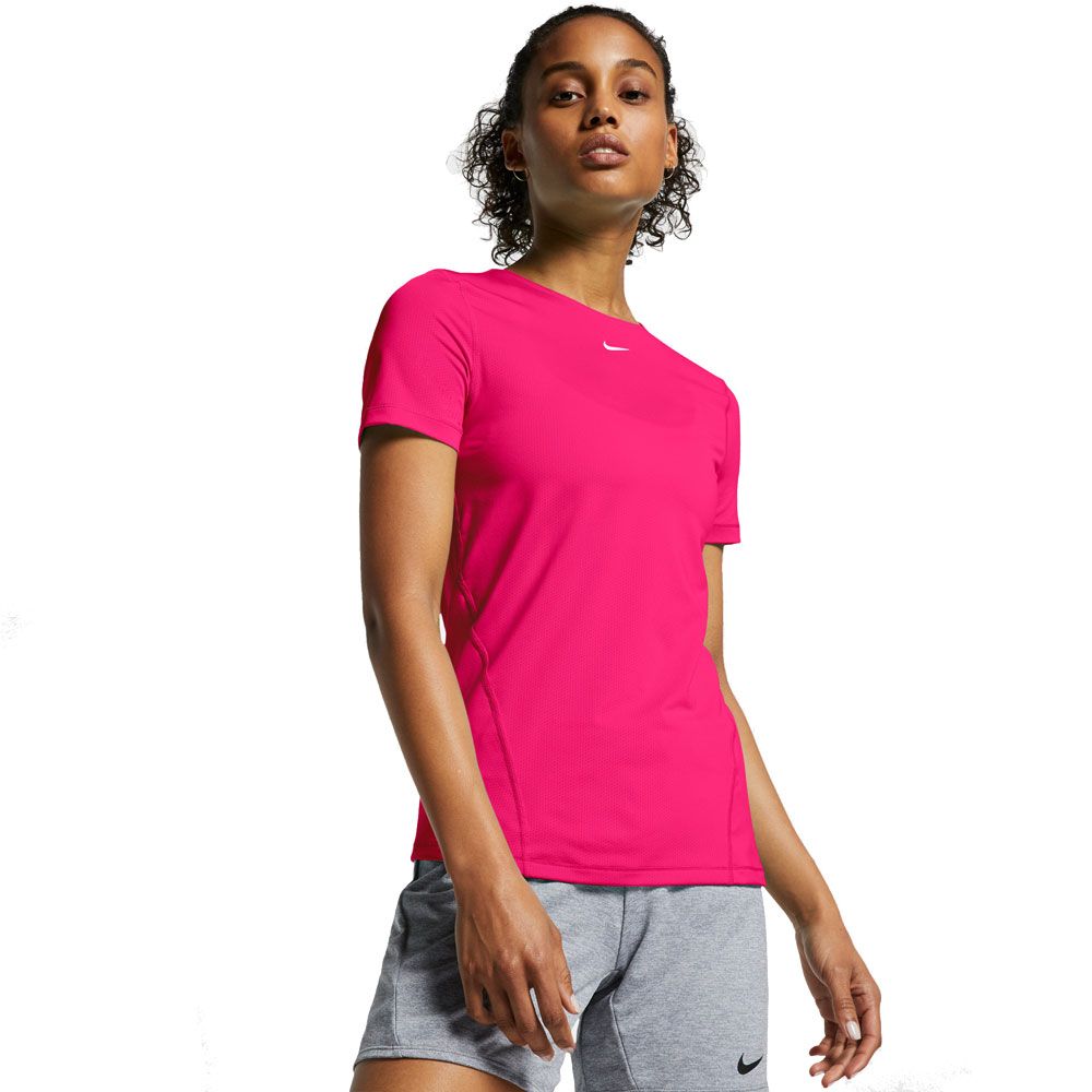Mesh T-Shirt Women hyper pink 
