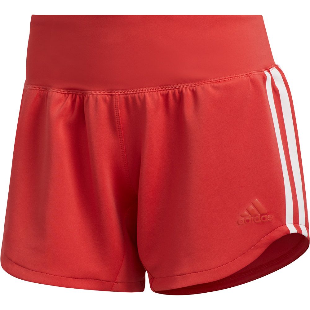 adidas shorts women red